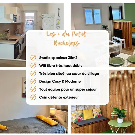 Apartmán Le Petit Rochalais - Cosy Avec Terrasse Et Parking *